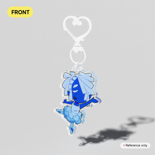 Blue Deltarune Acrylic Keychain