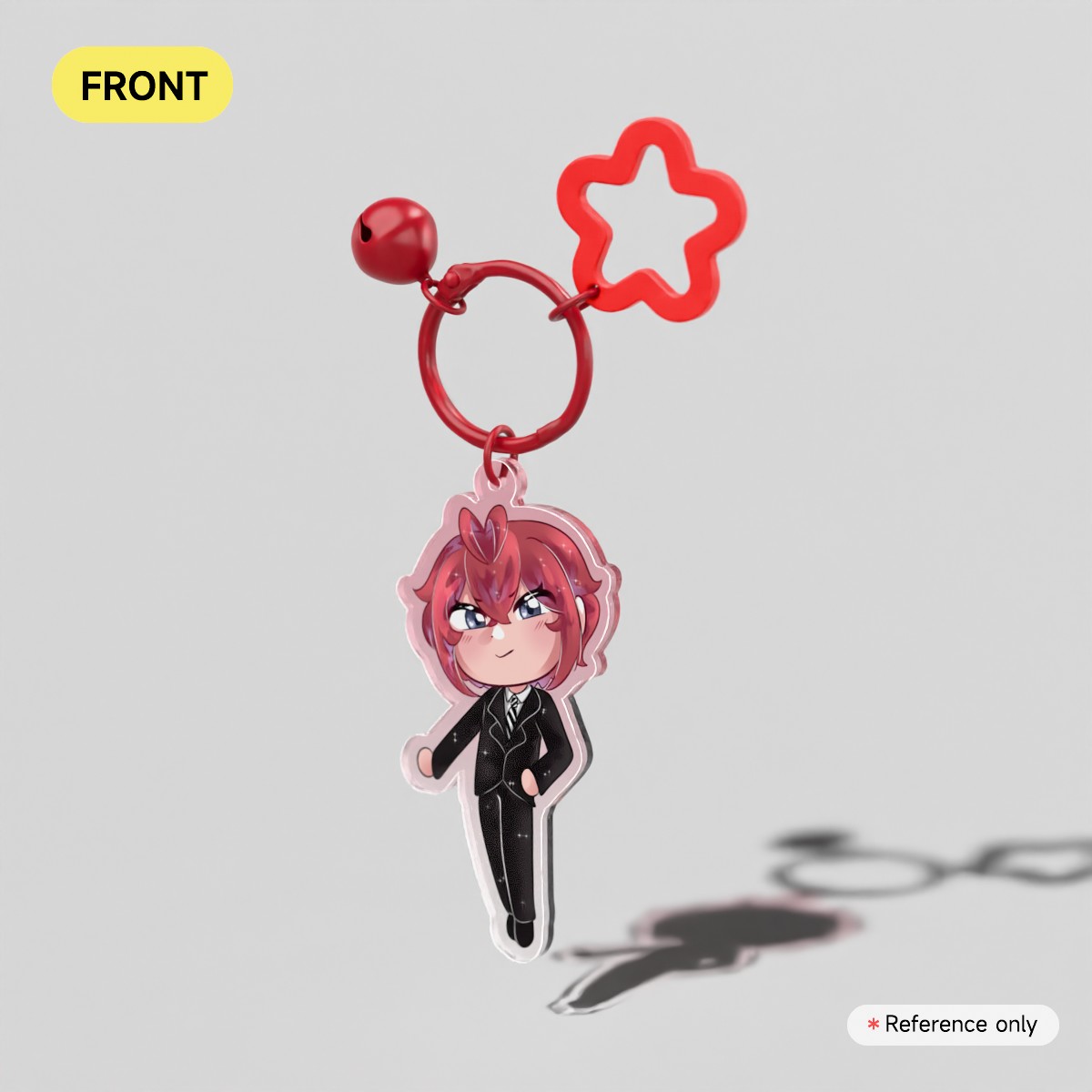 Riddle Rosehearts Keychain || Twisted Wonderland (TWST)
