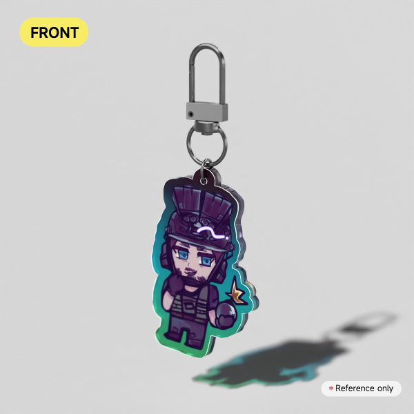Boom Soap Clear Acrylic Keychain