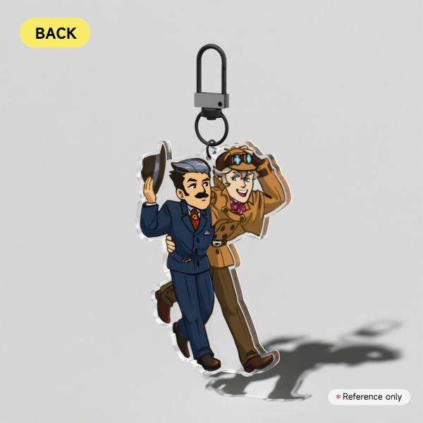 Homumiko 2-sided keychain