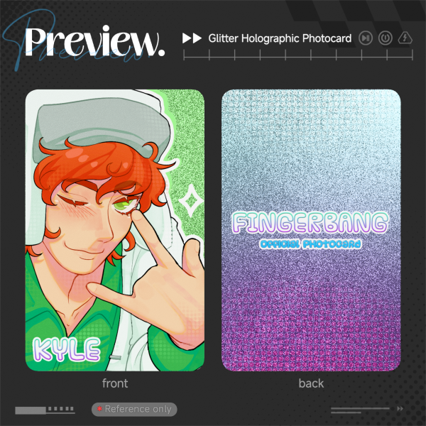 Kyle Broflovski Fingerbang Photocard