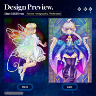 Ciella and Drystan Aurora Holographic Photocard