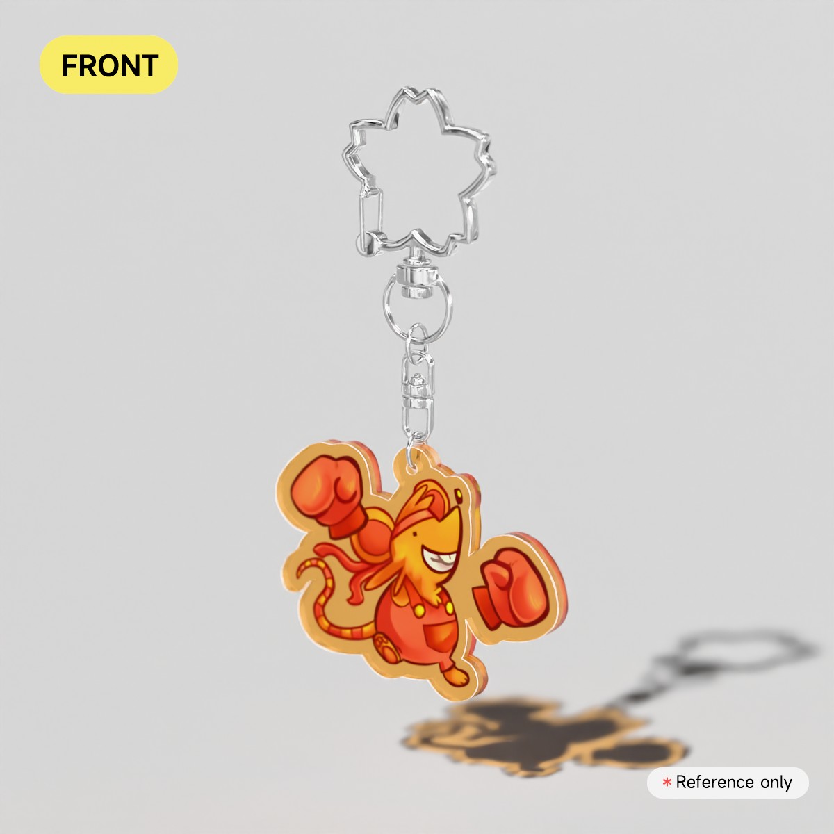 Orange Chibi Keychain