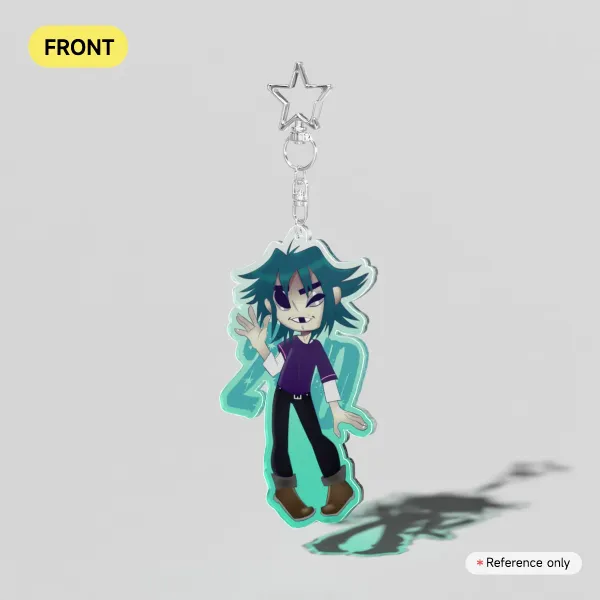 Gorillaz 2D phase 2 Acrylic keychain