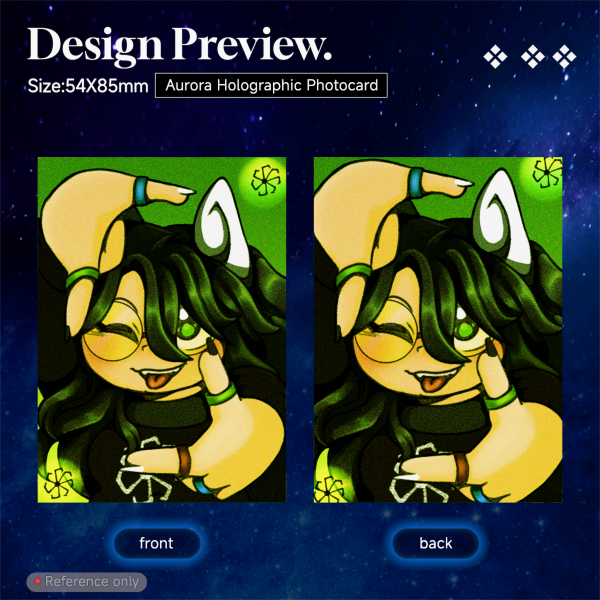 Jade Harley Card Aurora Holographic Photocard