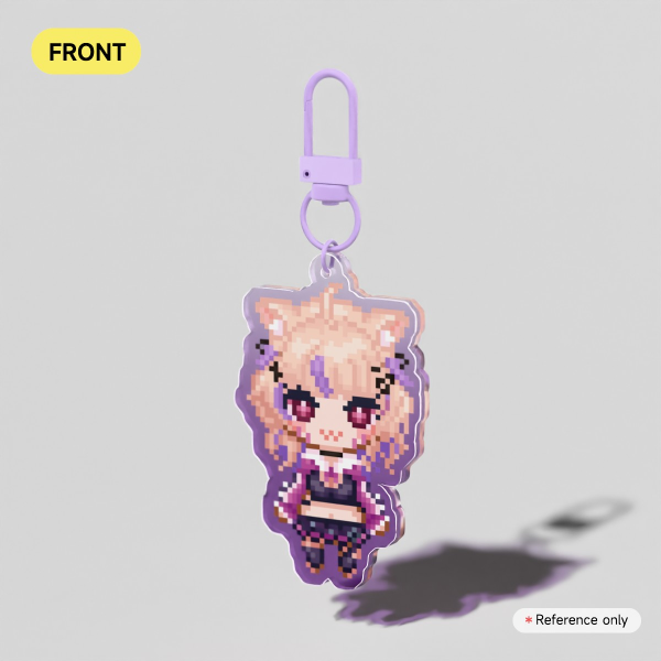 SquChan - Chibi Pixel Keychain