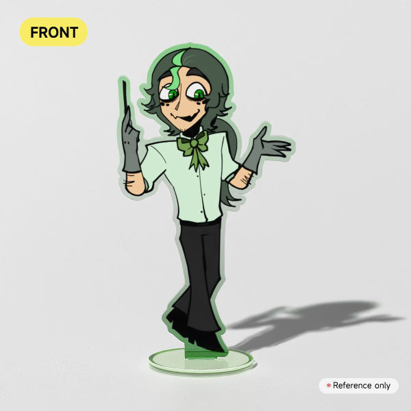 [ OC ] Clef [ VERSION 1 ] || Colored Edge Acrylic Standee
