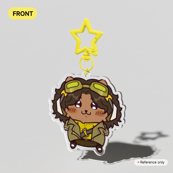 Overwatch x Chiikawa Venture Acrylic Keychain
