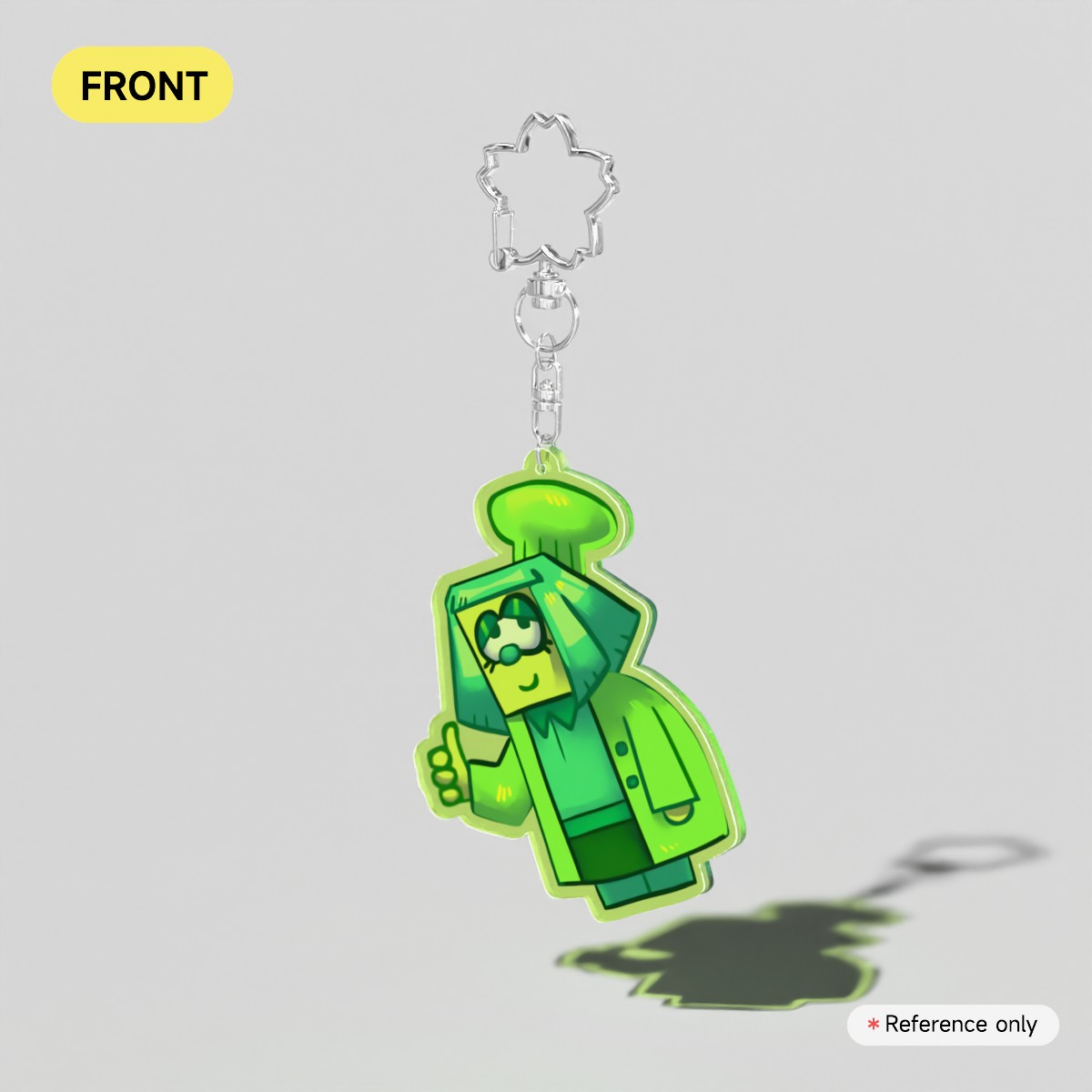 Green Chibi Keychain