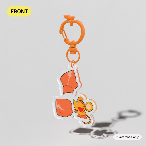 Orange Deltarune Acrylic Keychain