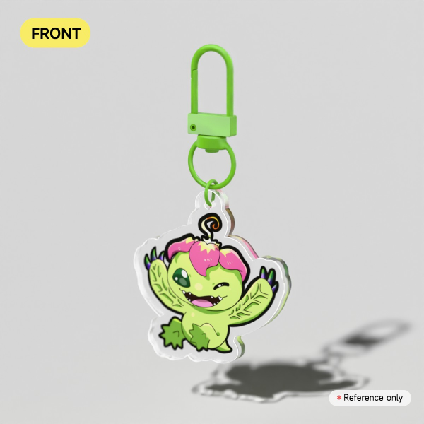 frannart palmon digimon keychain