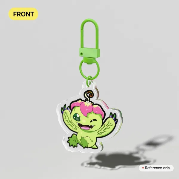 frannart palmon digimon keychain