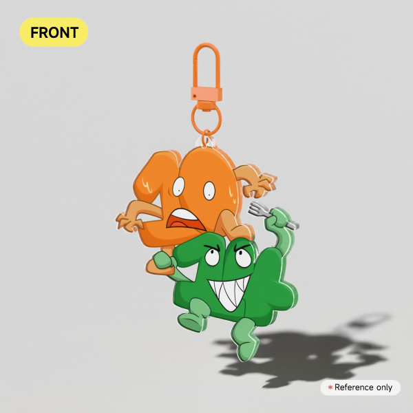 Toxic Number Yaoi Keychain