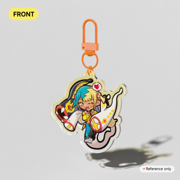 pokemon canary translucent keychain