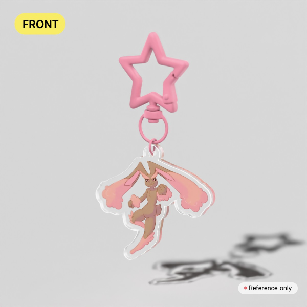 Shiny Lopunny Clear Acrylic Keychain