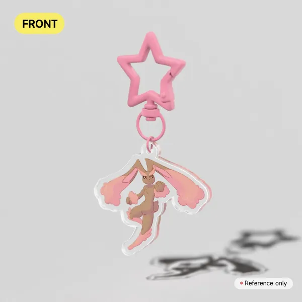 Shiny Lopunny Clear Acrylic Keychain