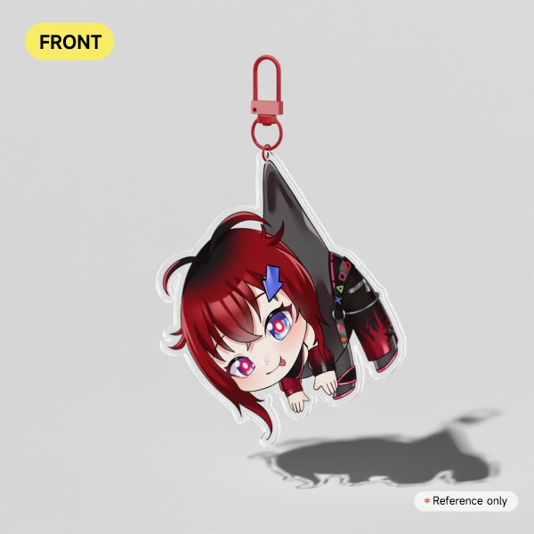 Dangling ANN13 Clear Acrylic Keychain