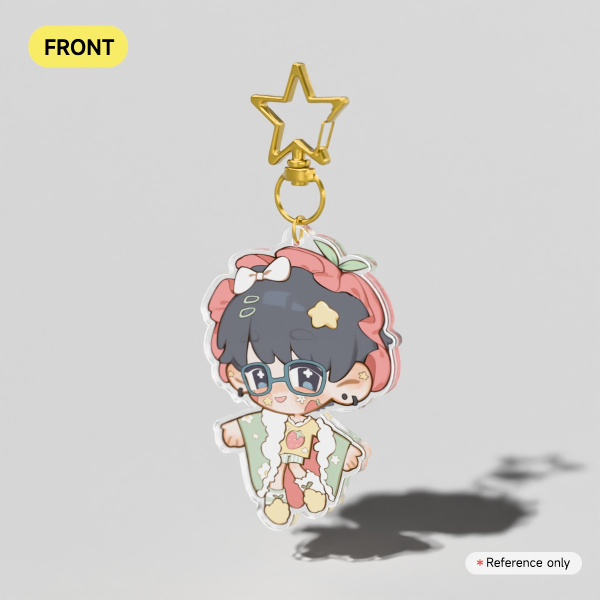 Nanin Clear Acrylic Keychains