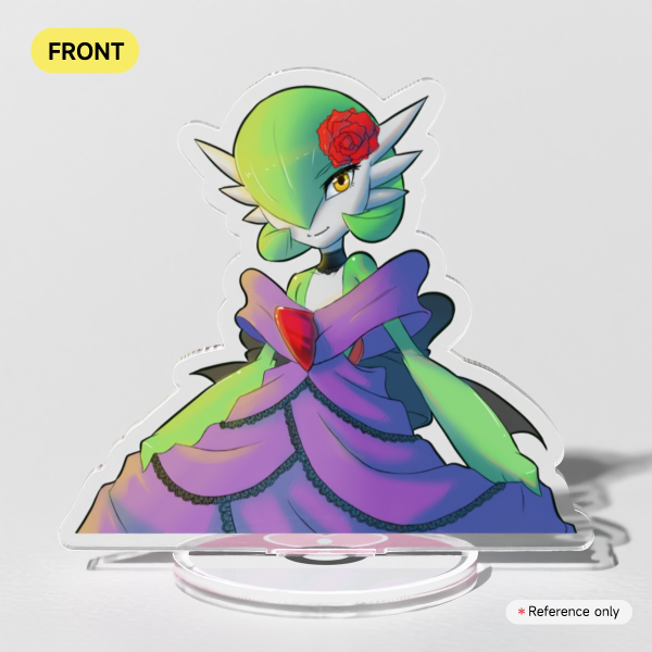 Purple Lace Fashion Garde Acrylic Standee