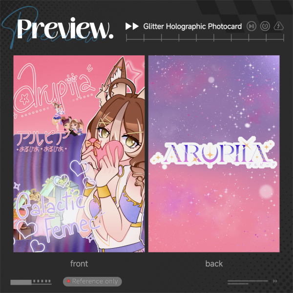 Arupiia Photocard - Love Idol ꨄ︎