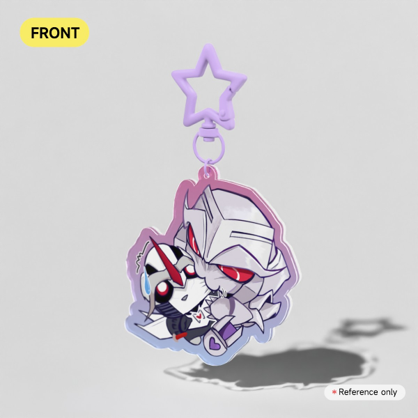 Colored Edge Acrylic Keychains - TFP MSS