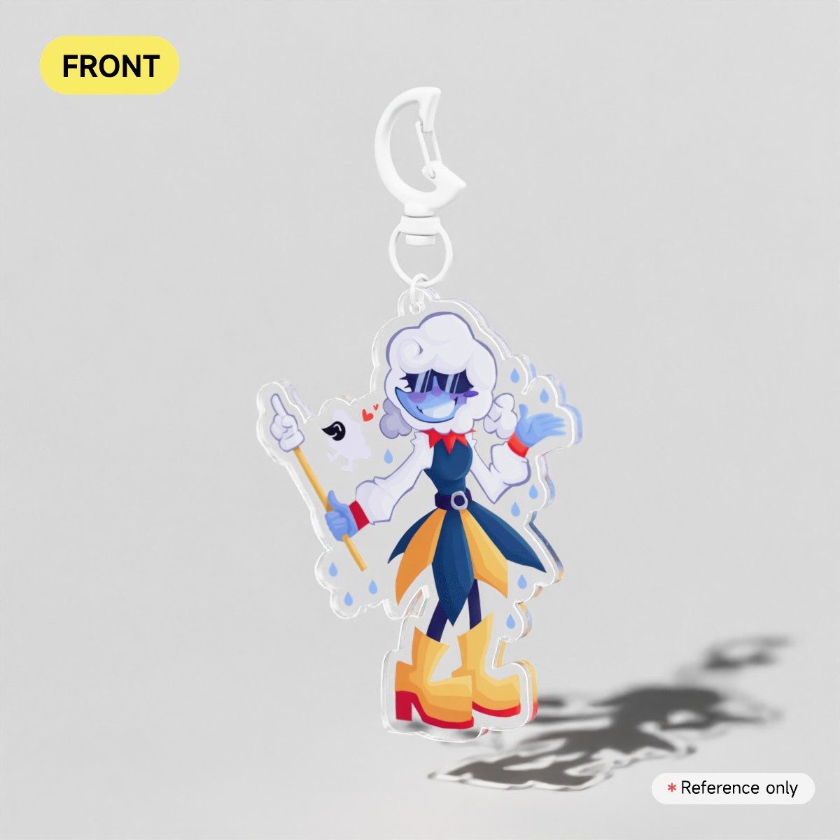 Elnina Deltarune Keychain