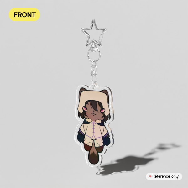 Fyodor Cat Clear Acrylic Keychains