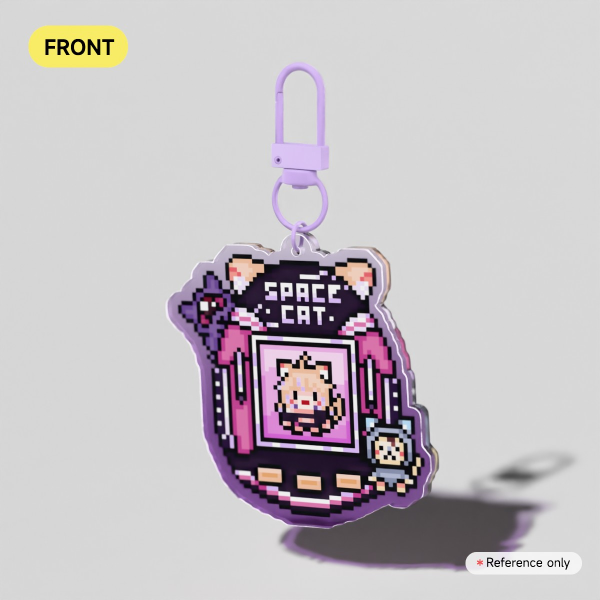 SquChan - Tamagotchi Pixel Keychain