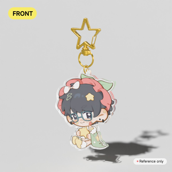 Nanin Clear Acrylic Keychains
