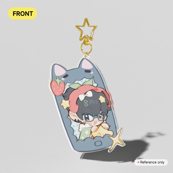 Nanin & David Phone Clear Acrylic Keychains