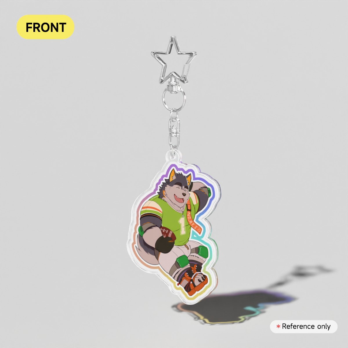 Famido Acrylic Keychain - XXL WOOFIA