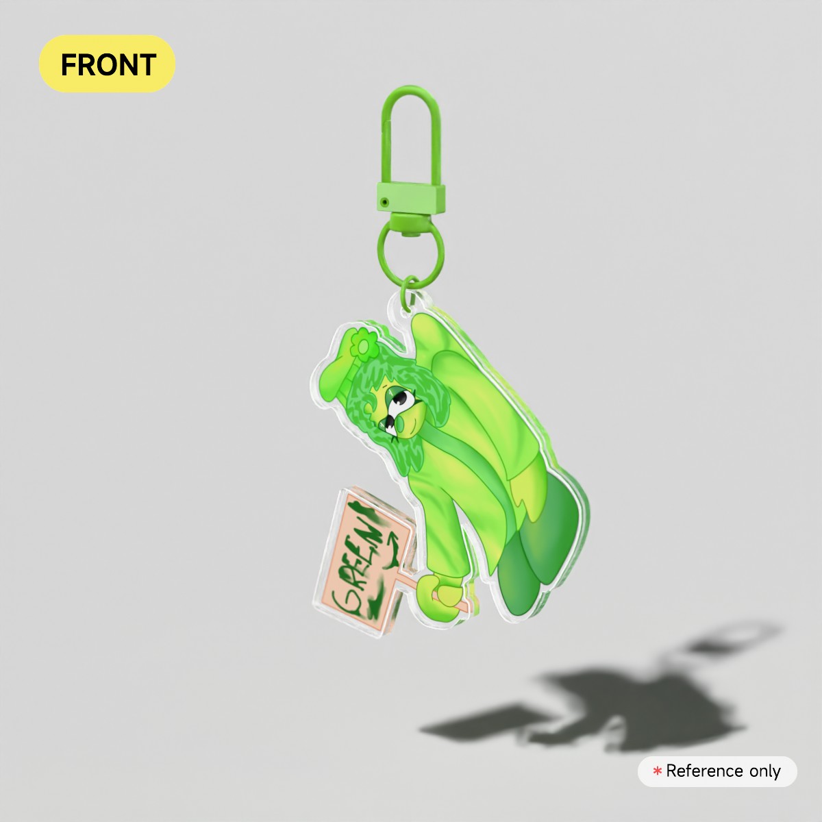 Green keychain!