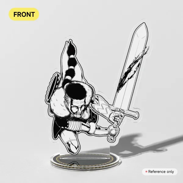 BQK B&W Clear Acrylic Standee