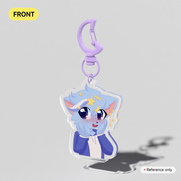 Luna Acrylic Keychain