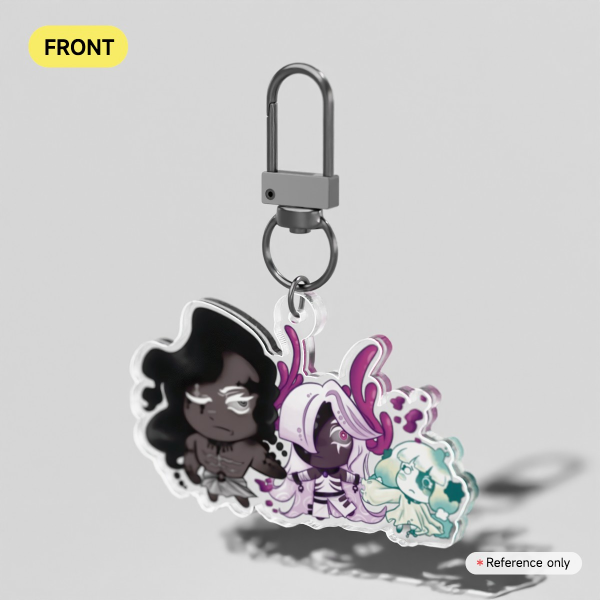 Dough Trio- Acrylic Keychain