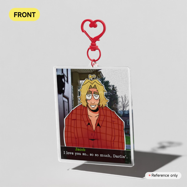 Jacob Alden / lurking for love Clear Acrylic Keychains