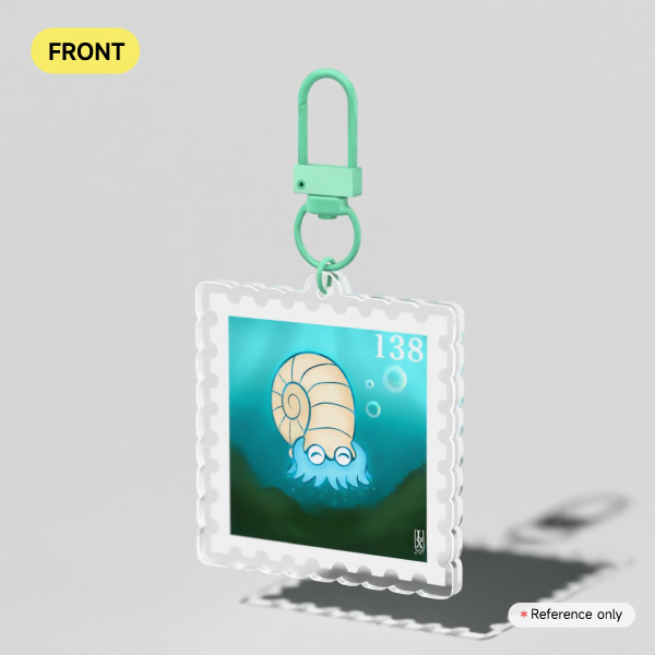 [138] Omanyte Keyring