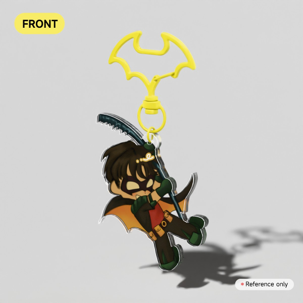 Tim Drake full bleed keychain | swinging staff!