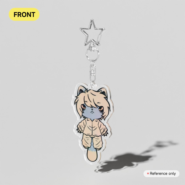 Near Cat Clear Acrylic Keychains