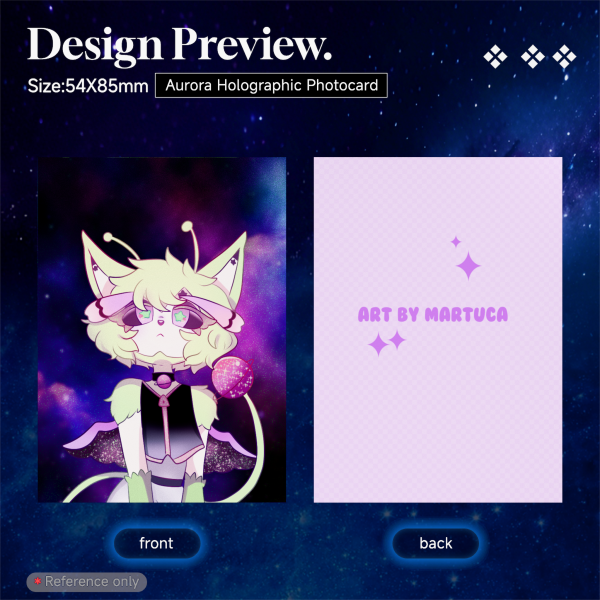 Husk Glorp | Alien aurora holographic photocard || hazbin hotel fancard