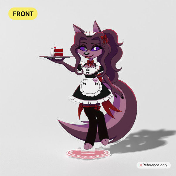 Maid Violet -  Clear Acrylic Standee