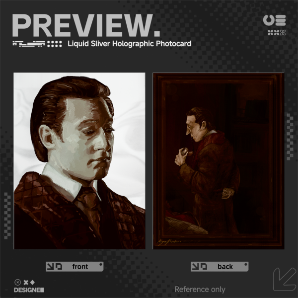 Data Liquid Sliver Holographic Photocard