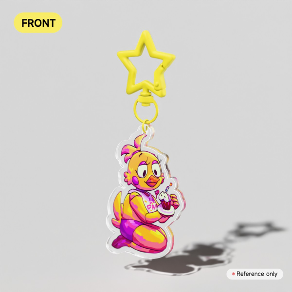 Toy Chica Acrylic Keychain