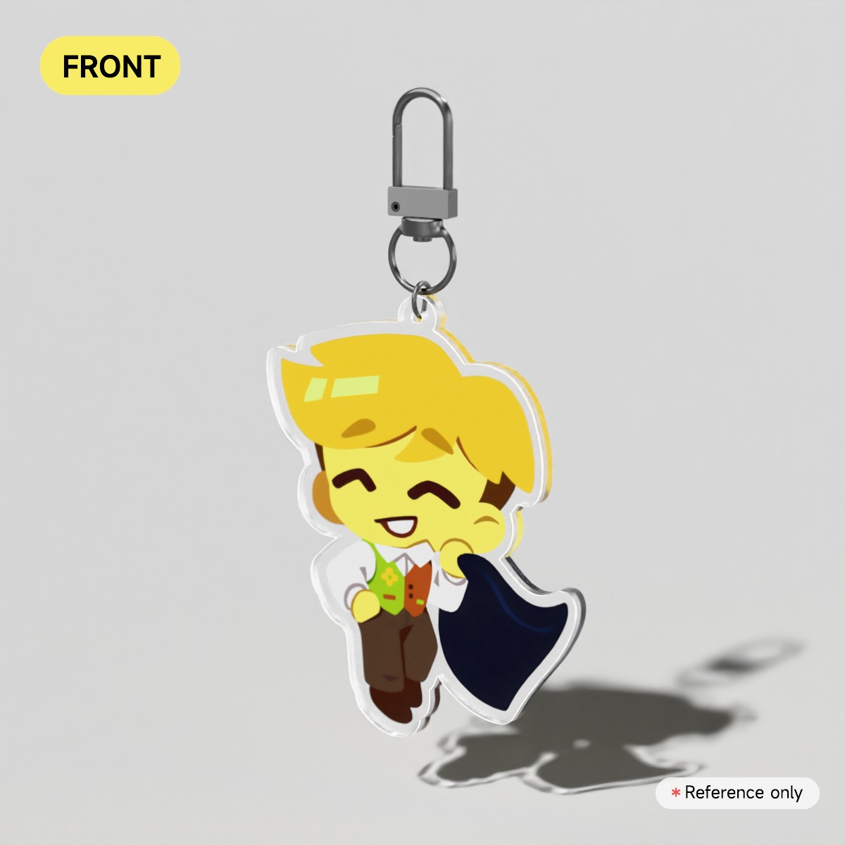 Flowery Acrylic Keychain