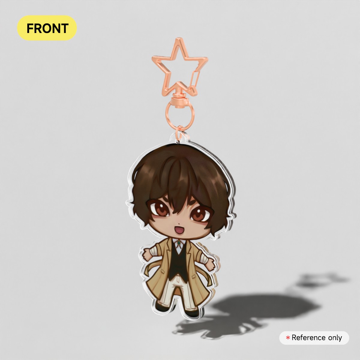 BSD Dazai double sided Acrylic Keychain