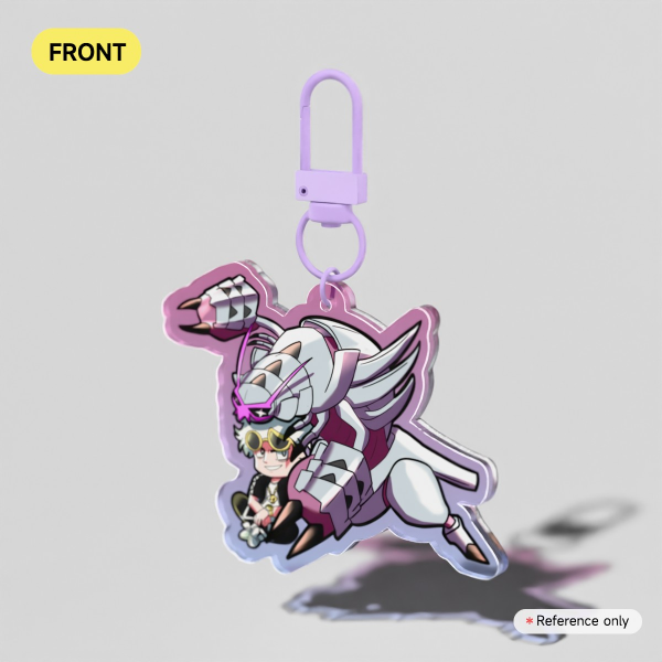 pokemon guzma translucent keychain