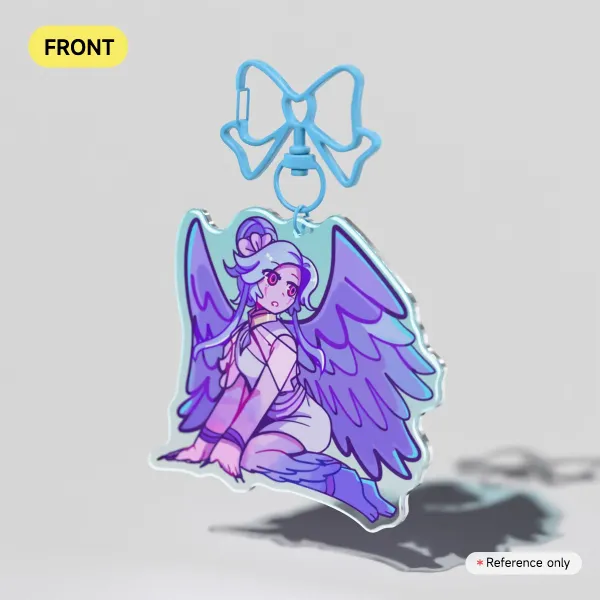 OC: Bird Azure Keychain