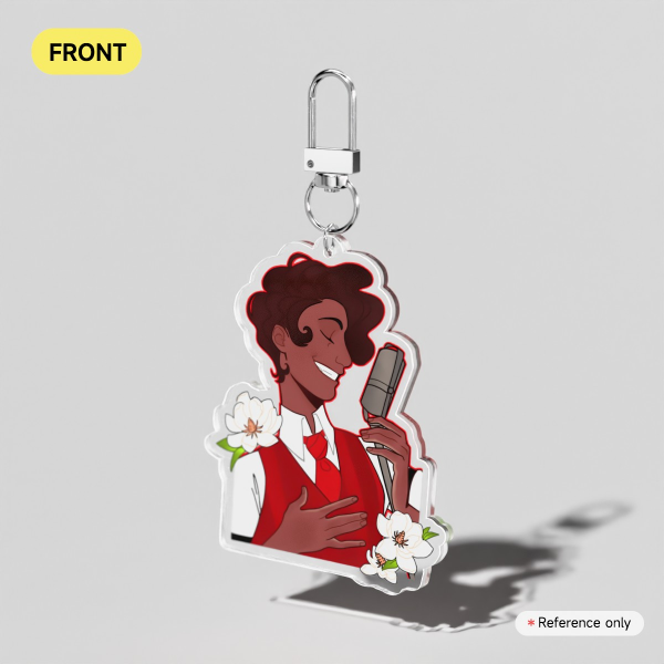 Alastor Clear Acrylic Keychain