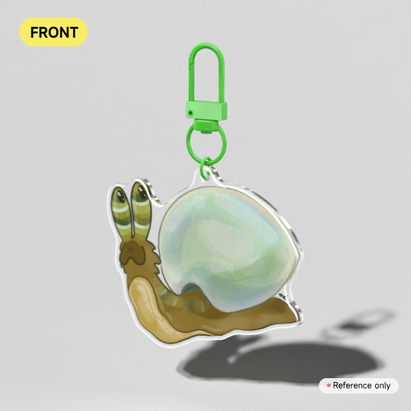 Infected Snail Keychain