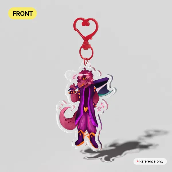Susie Deltarune Keychain